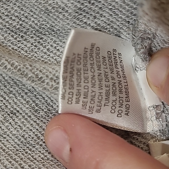 Touch By Alyssa Milano NHL Flyers Double Zip Up Long Sleeve Heathered Colors XL - Picture 9 of 11